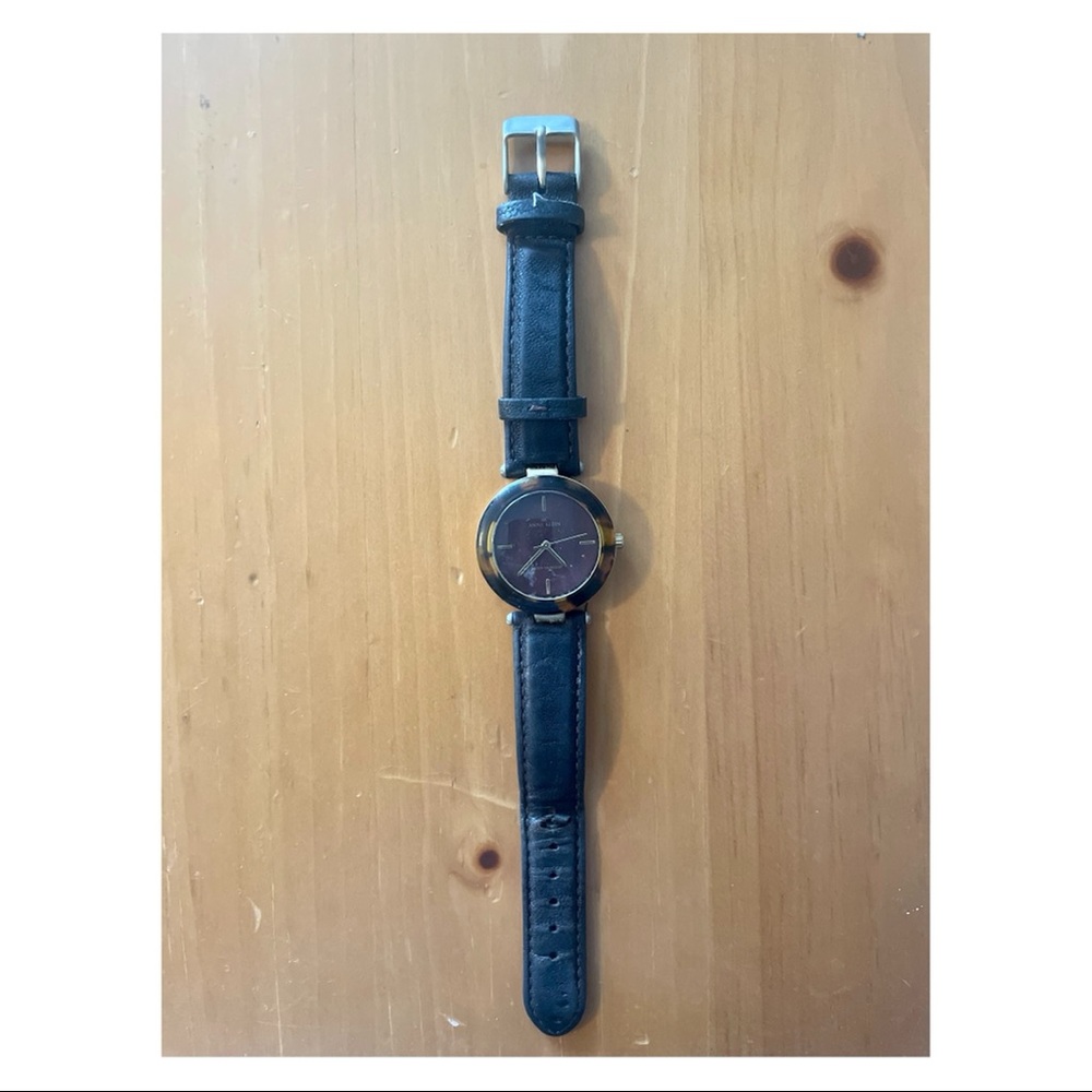 Brown leather Anne Klein watch